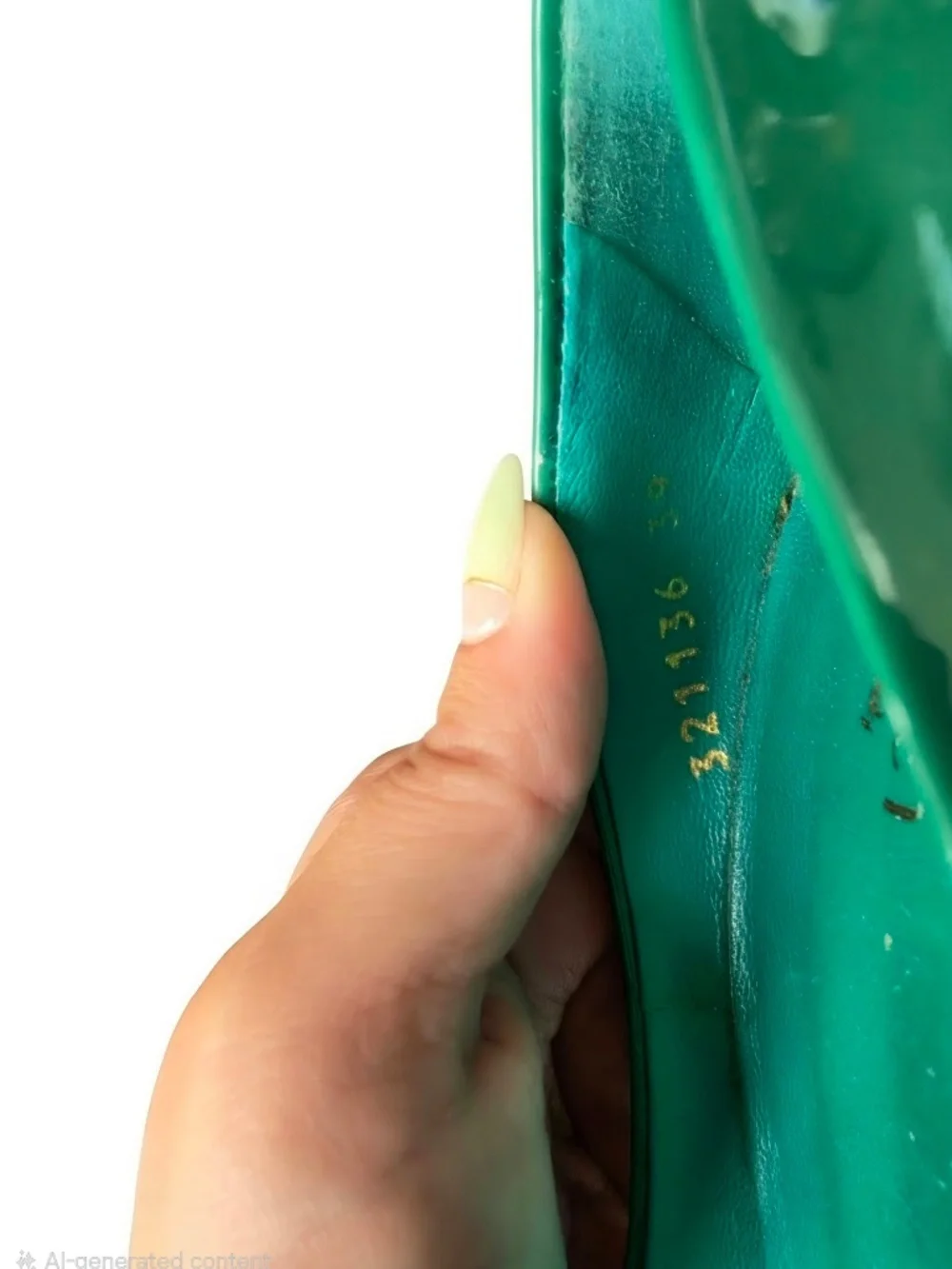 Gucci Patent Leather Pointed Toe Pumps in Emerald Green